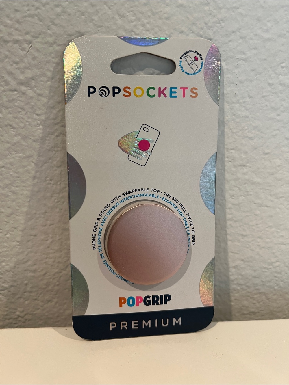 PopSockets PopGrip Premium Rose Gold Phone Grip